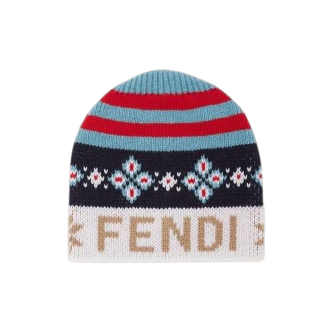 펜디 주니어 자카드 모자 JUP067ASG7F1QB8