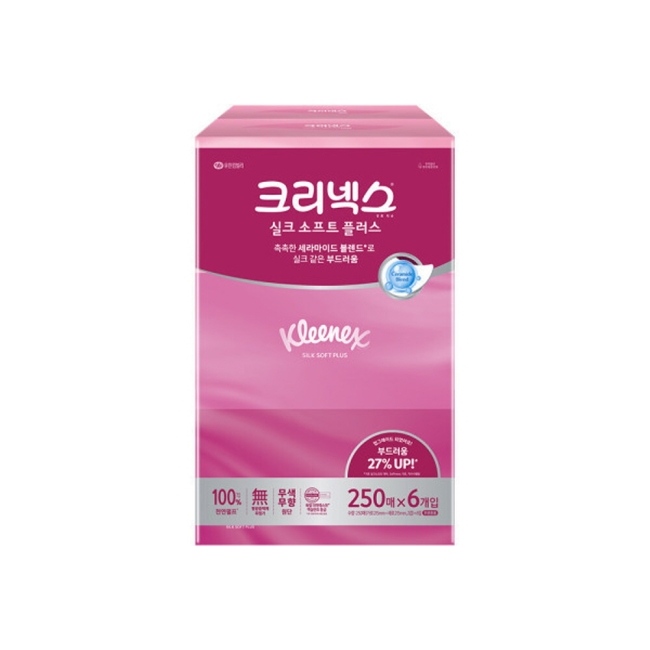 크리넥스 실크소프트 플러스 250매X6입