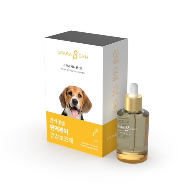 수의사가 만든 반려동물 면역케어 건강보조제 스파라베타칸 펫 강아지용 액상타입 50ml 면역증강제