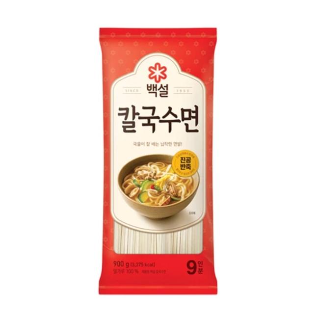 CJ 백설 국수 칼국수면 900g