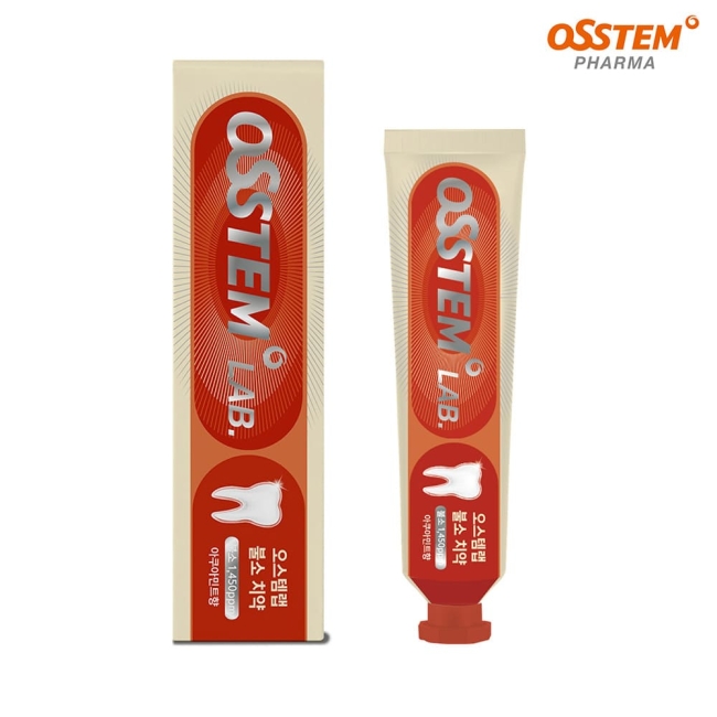 오스템랩 불소치약 1450ppm 40g 아쿠아민트향 충치균억제