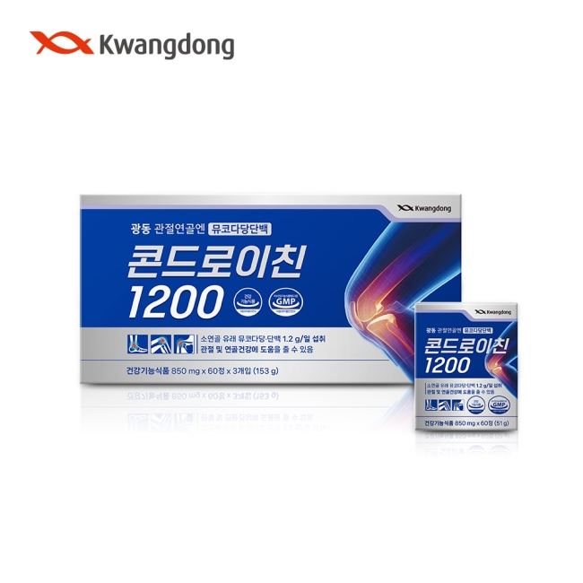 [광동] 관절연골엔 뮤코다당단백 콘드로이친1200 180정