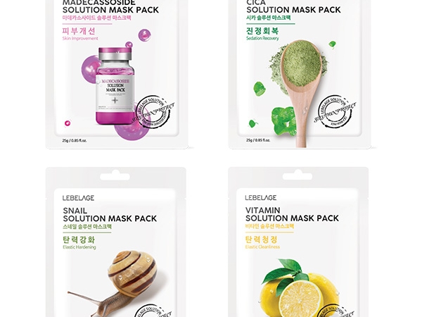 르베라쥬 솔루션 마스크팩 25g x 10매 (4종 택1)