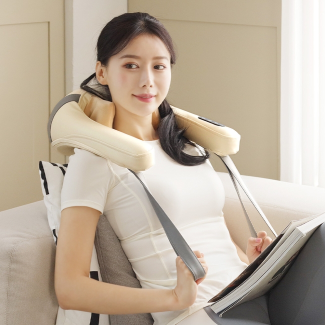 메디니스 니즈넥 무선 온열 목 어깨 승모근 마사지기 MD-806
