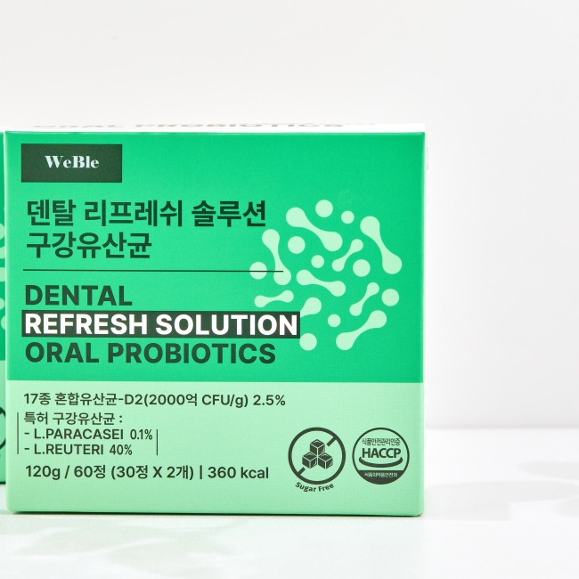 구강유산균 덴탈 리프레쉬 솔루션 60정