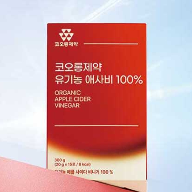 코오롱제약 유기농 애사비 사과초모식초 애플사이다비니거 20gX15포X10 box