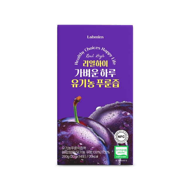 리얼하이 푸룬즙 NFC 유기농 100% 14포 1박스