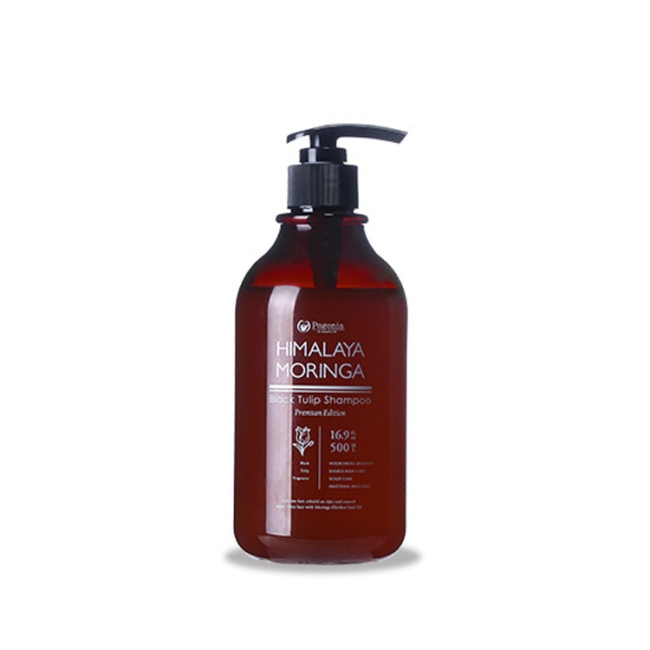 포고니아 히말라야 모링가 블랙튤립 샴푸 500ml
