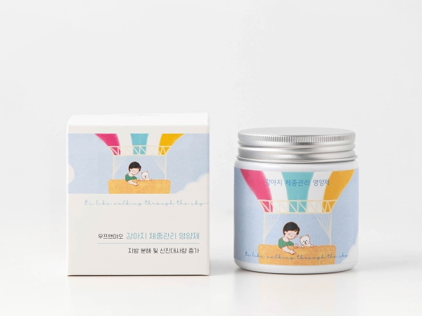 우프앤먀오 강아지 체중관리 영양제 60g