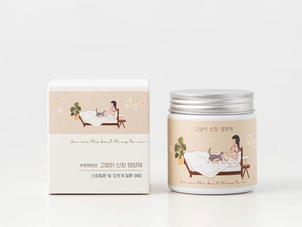 우프앤먀오 고양이 신장 영양제 60g