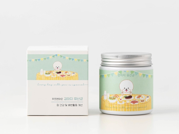 우프앤먀오 강아지 유산균 60g