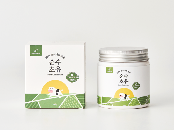 우프앤먀오 순수 초유 영양제 60g