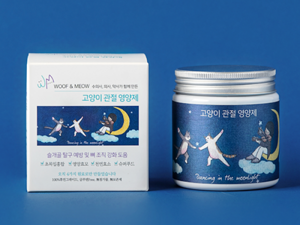 우프앤먀오 고양이 관절 영양제 60g