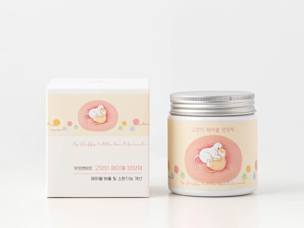 우프앤먀오 고양이 헤어볼 영양제 60g