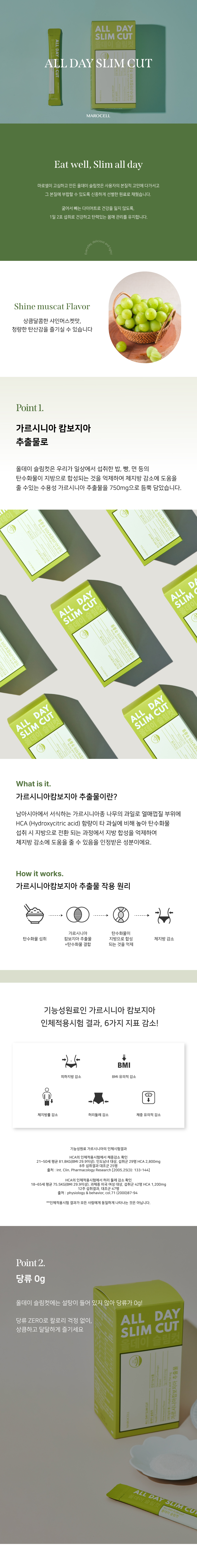 [체지방 감소]  올데이 슬림컷 샤인머스켓 1 BOX (30개입)